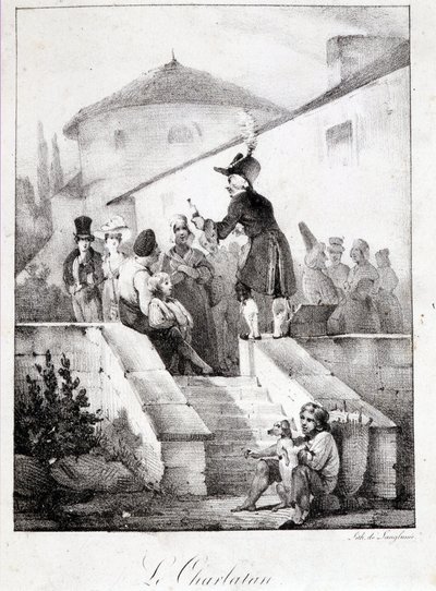 Le Charlatan (försäljare av mirakelprodukter) av French School