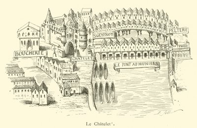 Le Chatelet (gravyr) av French School