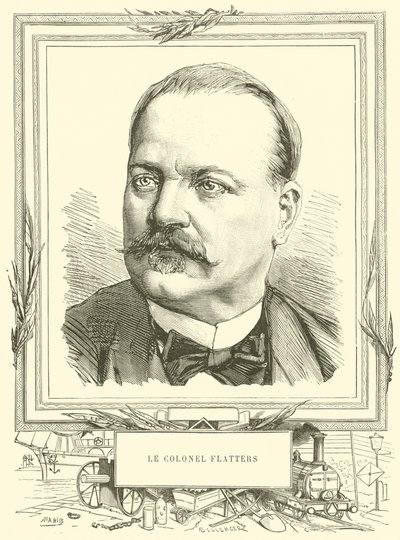 Le Colonel Flatters (gravyr) av French School