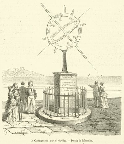 Le Cosmographe (gravyr) av French School