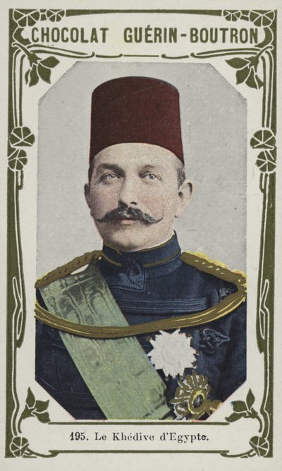 Le Khedive dEgypte (färgat foto) av French School
