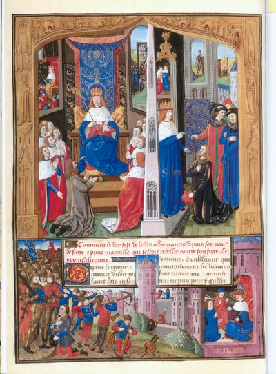 Le Livre des faits Monseigneur Saint Louis av French School