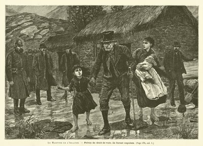 The Martyrdom of Ireland (gravyr) av French School