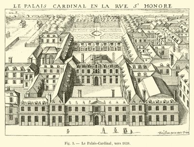 Palais-Cardinal, omkring 1638 av French School