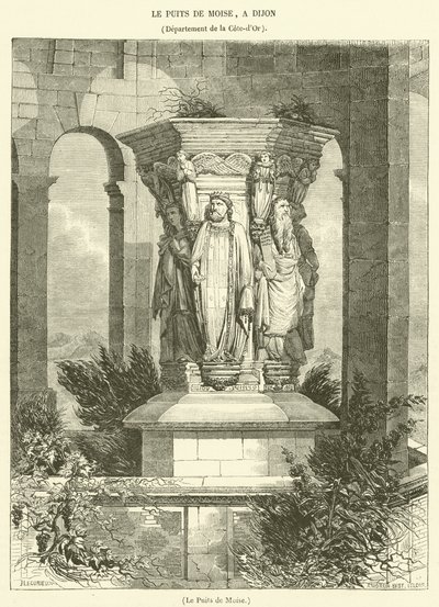 Le Puits de Moise (gravyr) av French School