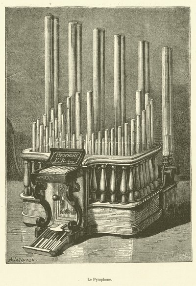 Le Pyrophone (gravyr) av French School