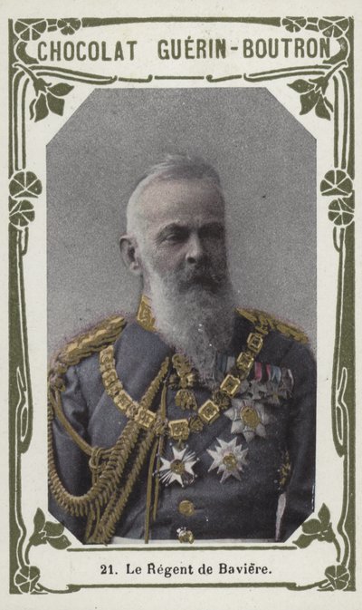 Le Regent de Baviere (färgad bild) av French School