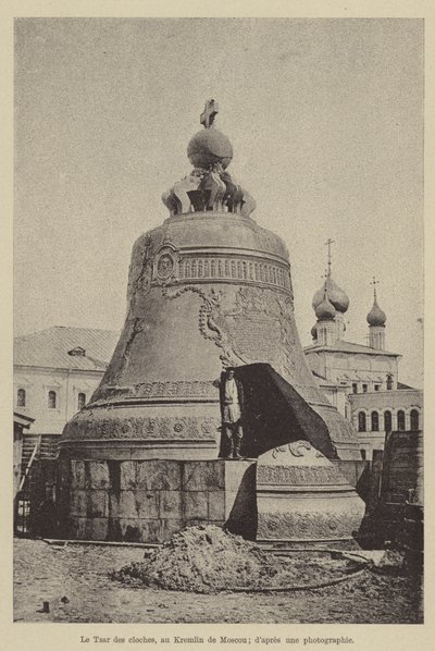 Klockornas tsar, i Kreml i Moskva (gravyr) av French School
