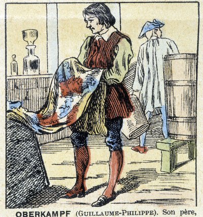 Färgaren Guillaume-Philippe Oberkampf - bildspråk d