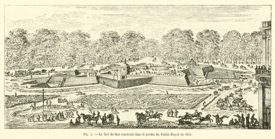 Fort du Roi byggdes i trädgården på Palais-Royal 1651 av French School