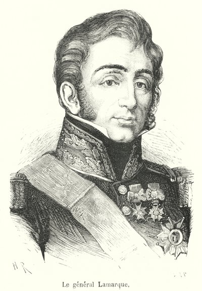 General Lamarque (gravyr) av French School