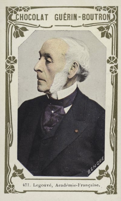 Legouve, Academie-Francaise (färgad bild) av French School