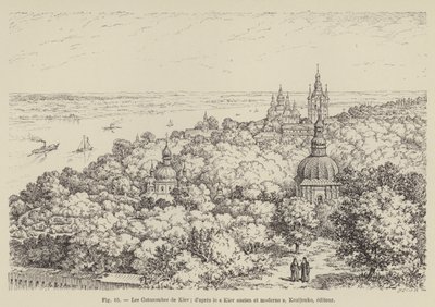 Katakomberna i Kiev (gravyr) av French School