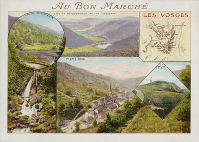 Vogeserna, karta av French School