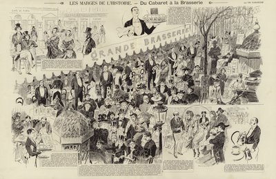 The Margins of History, från Cabaret till Brasserie (gravyr) av French School