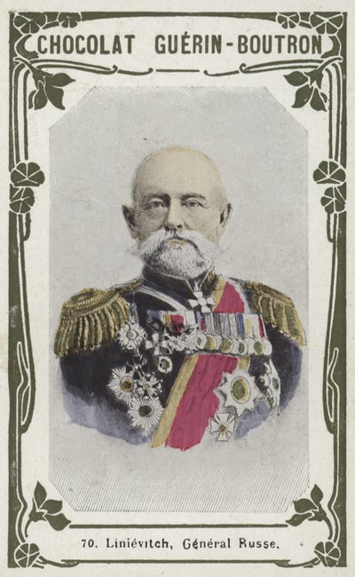 Linievitch, General Russe (färgat foto) av French School