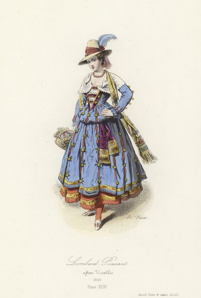Langobardisk bonde av French School