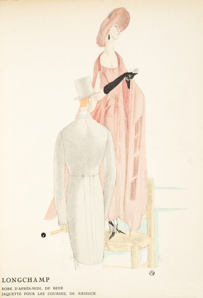 Longchamp, från en samling av modeplattor av French School