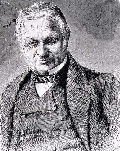 Louis-Adolphe Thiers (1797-1877) fransk statsman, historiker och journalist (gravyr) av French School
