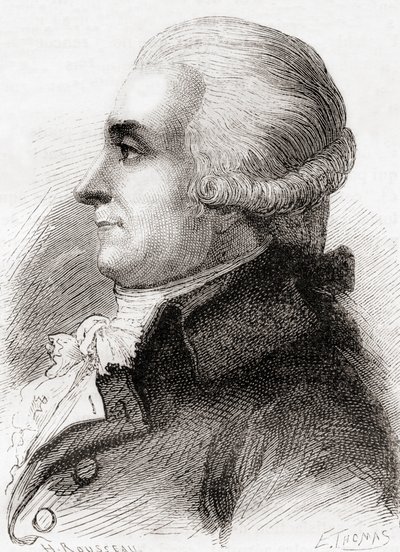 Louis-Bernard Guyton, Baron de Morveau, från Les Merveilles de la Science, publicerad ca 1870 (gravyr) av French School