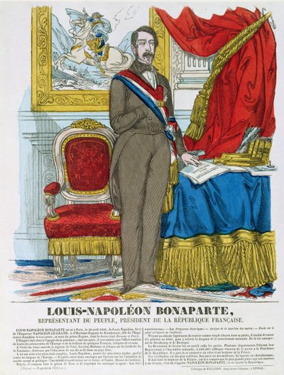 Louis-Napoleon Bonaparte (1808-73) framtida Napoleon III av French School