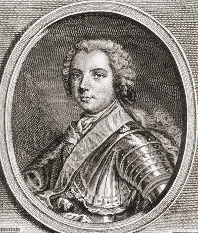 Louis, Dauphin av Frankrike, 1729 1765. Endast överlevande son till kung Ludvig XV. Från Les Heures Libres publicerad 1908. av French School