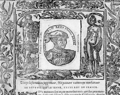 Ludvig VII den unge av French School