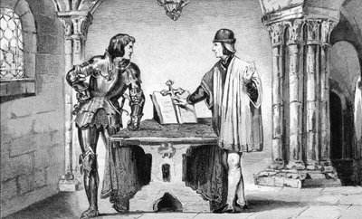 Ludvig XI (1423-83) hölls i husarrest av Karl den djärve (1433-77) från 