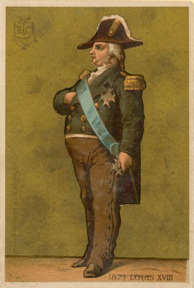 Ludvig XVIII av French School