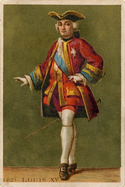 Ludvig XV av French School