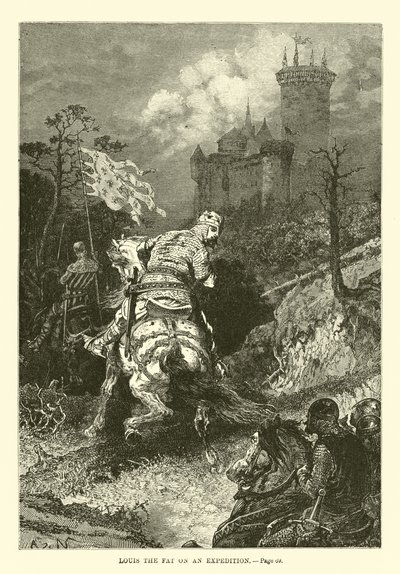 Ludvig den tjocke på expedition av French School