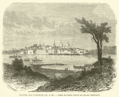 Louisville, Kentucky (gravyr) av French School
