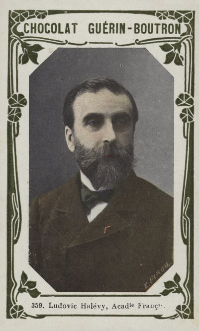 Ludovic Halevy, Franska Akademien (färgad bild) av French School