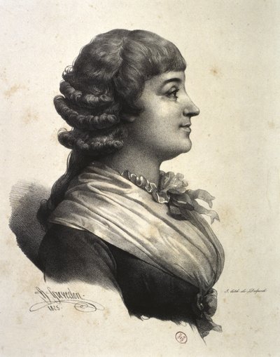 MADAME ROLAND (Marie-Jeanne Roland de la Platière) av French School
