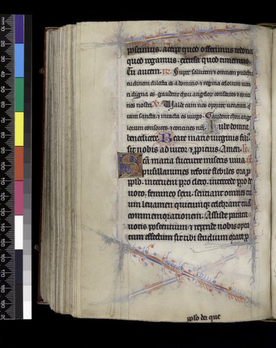 MS 300 f.189v, Matins, från Psalter and Hours of Isabella of France, Paris, c.1265-70 av French School