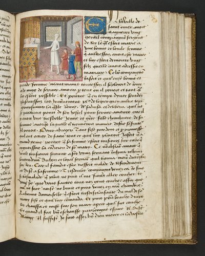 MS Hunter 252 130r-sida från Hundred New News, c.1461-62 av French School