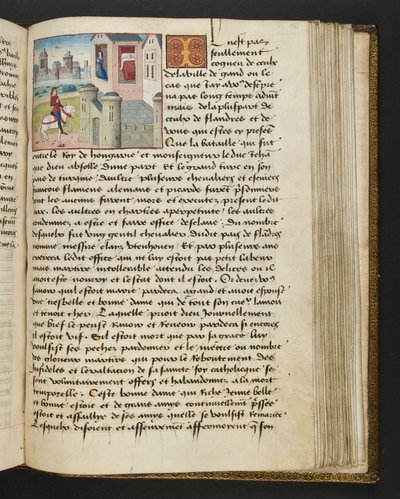 MS Hunter 252 151r-sida från Hundred New News, c.1461-62 av French School