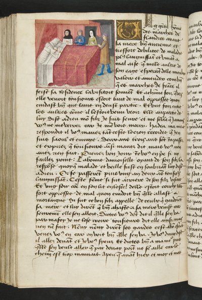 MS Hunter 252 164v sida från Cent Nouvelles Nouvelles, c.1461-62 av French School