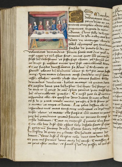 MS Hunter 252 168v sida från Cent Nouvelles Nouvelles, c.1461-62 av French School