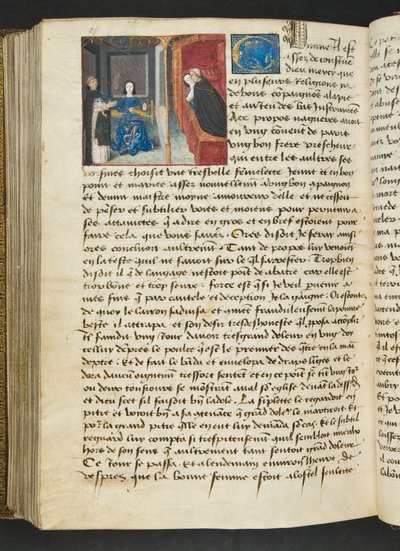 MS Hunter 252 190v sida från Cent Nouvelles Nouvelles, c.1461-62 av French School