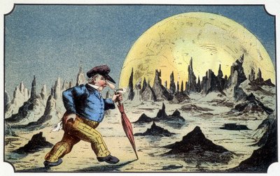M. Baboulifiche on the moon - i "Journey in the moon" av A. från Ville-d