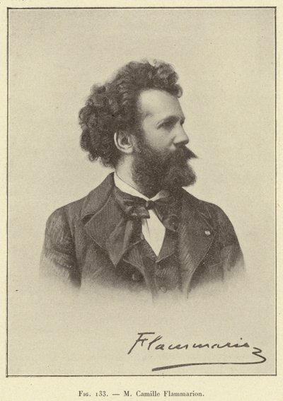M Camille Flammarion (gravyr) av French School