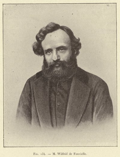 M Wilfrid de Fonvielle (gravyr) av French School