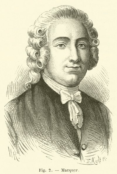 Macquer (gravyr) av French School