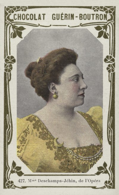 Madame Deschamps-Jehin, de lOpera (färgat foto) av French School