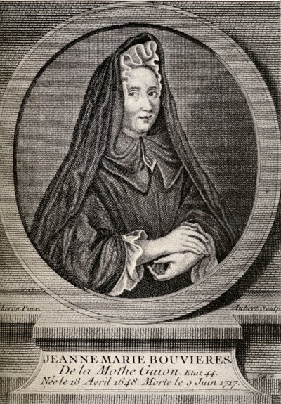Madame Guyon (1648-1717) illustration från "Little Journeys to the Homes of Famous Women", publicerad 1897. av French School