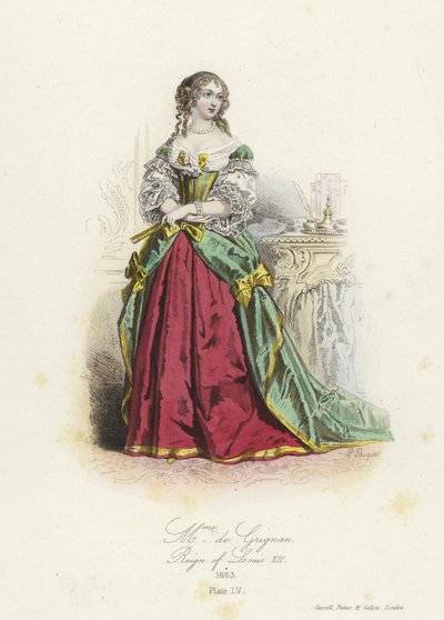Madame de Grignan, fransk aristokrat på Ludvig XIV:s tid av French School