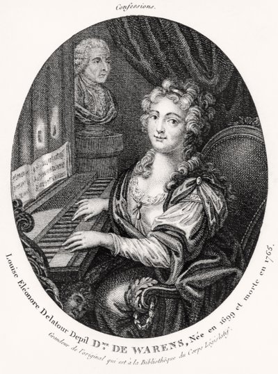 Madame de Warens, ca 1789 (gravyr) av French School