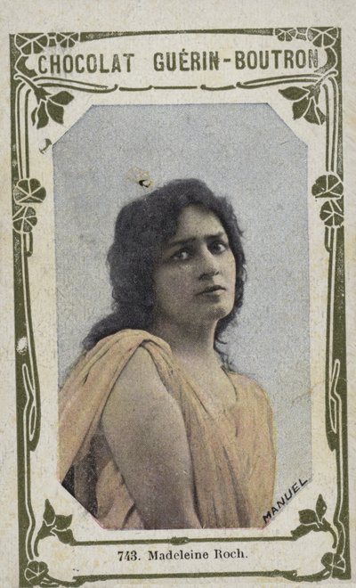 Madeleine Roch (färgad bild) av French School