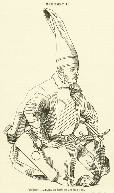 Mahomet II (gravyr) av French School